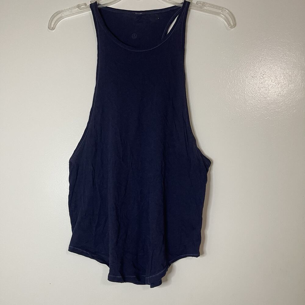 Lululemon Navy Blue workout athletic tank top size 2